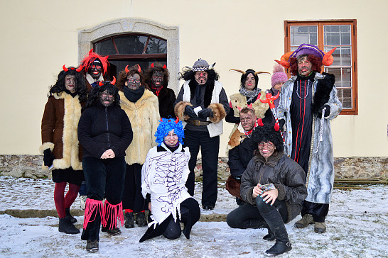Čerti na faře 9. 12. 2017