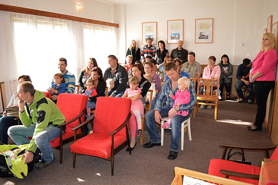 V  Myslívě  přivítali  nové  občánky – říjen 2018