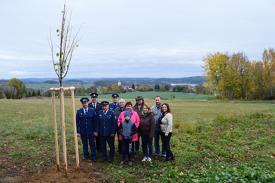 Sázení lípy v Myslívě a okolních obcích 27. 10. 2018