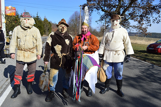 Do  Myslíva   přijela  pohádka    Tři  veteráni  23.2.2019